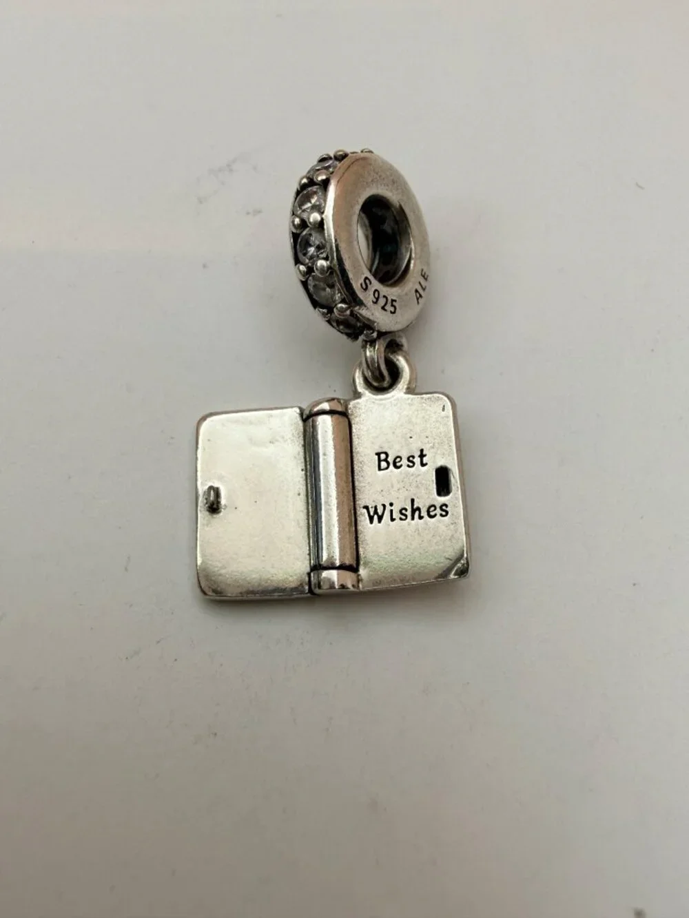 Pandora 791723CZ Retired Happy Birthday Card Dangle Charm S925 ALE